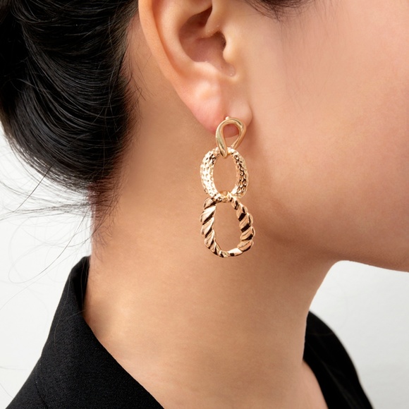 💕Last Pair Multi Knots Style Drop Earrings - Picture 2 of 7